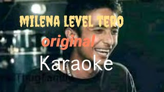 milena level tero karaoke with lyrics original track ANTF gbob vs maila [upl. by Ardekan]