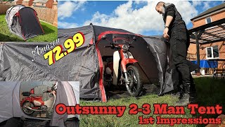 Outsunny 23 Man Tent includes disassembly repack [upl. by Allekram]