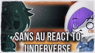 💫Sans AU react to Underverse💫•RUS•ENG• [upl. by Hnil]