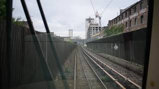 1080p HD Docklands Light Railway Cab Ride  Stratford to Poplar  120518 [upl. by Merrell]