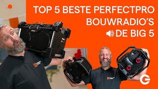 TOP 5 beste Perfectpro Bouwradios The BIG 5 [upl. by Riabuz601]