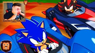 TEAM SONIC RACING ESPAÑOL  CARRERA SONIC VIDEOREACCION ANIMACION PARODIA LEON PICARON [upl. by Rucker]