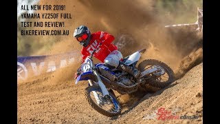 2019 Yamaha YZ250F Review Test [upl. by Mallis]