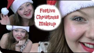 The Most Festive Christmas Makeup Tutorial 🎄🎁 [upl. by Bobine]