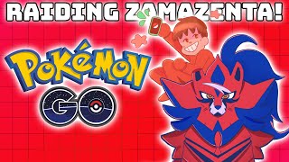 Raiding Zamazenta  Pokémon GO Raids [upl. by Aivatnuahs]