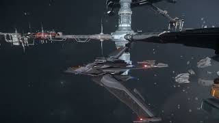 Star Citizen PU  Group High Risk Targets HRT Scorpius Combat at Crusader [upl. by Fondea]