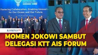 FULL Momen Jokowi Sambut Delegasi KTT AIS Forum 2023 di Bali [upl. by Anitnuahs170]