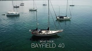 BOAT TOUR Bayfield 40 SV Macushla [upl. by Kehsihba]