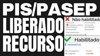 RECURSO PISPASEP NÃO HABILITADO EXISTEM IMPEDIMENTOS  REGULARIZAR PARA HABILITADO O ABONO SALARIAL [upl. by Tymothy]