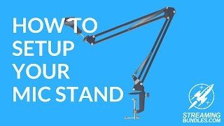 How to Setup Your Mic Stand for Live Streaming [upl. by Silvano]