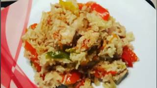 RISO BASMATI CON POLLO E VERDURE  RISO ALLA THAILANDESE [upl. by Penney]