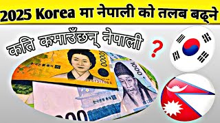 South Korea Basic Salary 2025  Korea Salary For Nepali Korea Per hour Salary Increase Eps [upl. by Carson]