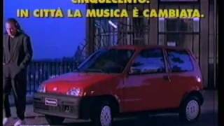 Fiat Cinquecento Spot Eugenio Finardi  Cinquecento Volte Passione [upl. by Mandelbaum]