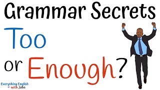 How to Use Enough in English  Grammar Quiz [upl. by Alwitt]