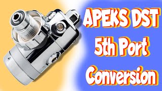 Apeks DST 5th Port Conversion  EASY ¦ UKDiver [upl. by Arymas]