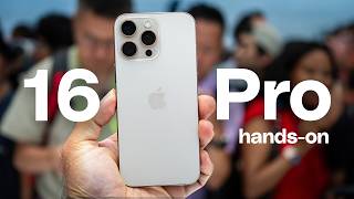 iPhone 16 Pro and Pro Max handson [upl. by Eybbob]