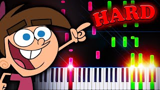 The Fairly OddParents Theme Song  Piano Tutorial [upl. by Obadias]