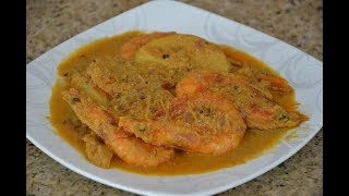 Chingudi Besara  Prawn Masala Curry in Mustard Paste Recipe  Prawn Mustard  Fish Odisha Special [upl. by Stent]