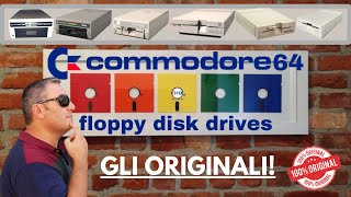 Floppy disk drive Commodore per C64 C128 e VIC20  gli originali [upl. by Hultgren]