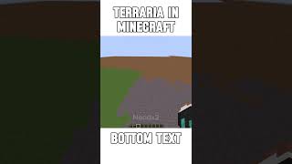 terraria in minecraft [upl. by Katusha181]