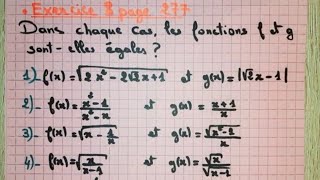 Exercice 2 Relation déquivalence relation dordre 00212 [upl. by Yzus958]