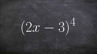 Using binomial expansion to expand a binomial to the fourth degree [upl. by Eahc389]