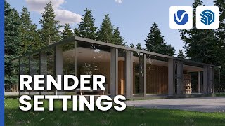 Render settings in VRay for SketchUp explained [upl. by Htiek]