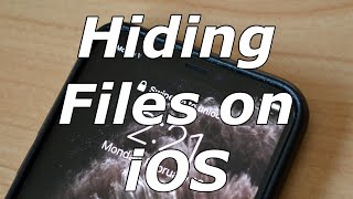 How to Hide Files and Photos on iPhone [upl. by Elcin]