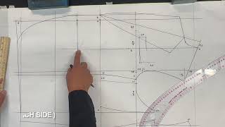 Bespoke tailoring 3 pattern drafting part three [upl. by Jake]