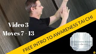 FREE Introduction to Awareness Tai Chi  Video 3 Moves 7  13 [upl. by Mikkel]