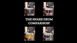 Snare Drum Comparison [upl. by Ittap]