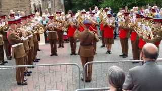 Whit Friday Brass Band Competition Denshaw Saddleworth England [upl. by Nhabois334]