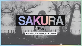 Matthaios  Sakura Official Lyric Video ft ALLMOT amp Calvin De Leon [upl. by Faruq]