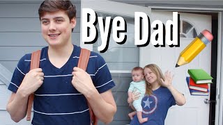 Teen Dad  First Day of Senior Year Vlog [upl. by Noami]