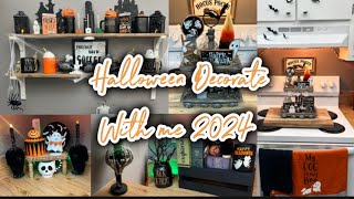 NEW Halloween decorate with me 2024 diy halloweendecor fyp decorwithme decor falldecore [upl. by Keiryt]