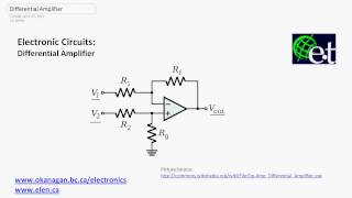 Operational Amplifiers  Differential Amplifiers [upl. by Flyn]