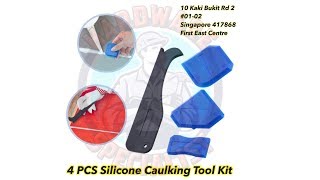 Silicone Caulking Tool Kit  How To Caulk Like A Pro [upl. by Nerat737]