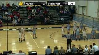 Girls Basketball Wausau West vs Newman Catholic [upl. by Patnode121]