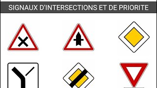 SIGNAUX DINTERSECTIONS ET DE PRIORITE [upl. by Boothe]