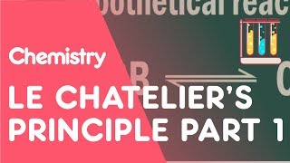 Le Chateliers Principle Part 1  Reactions  Chemistry  FuseSchool [upl. by Robbin]