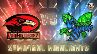 HIGHLIGHTS SFL Season 20 Semifinal No 4 Baltimore  No 1 Atlanta [upl. by Sibby19]