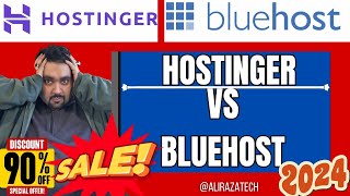 Hostinger vs BlueHost Review 2024 ✅ 👉 Who is the Winner in 2024 [upl. by Woody]