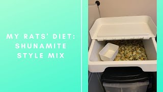 My Rats Diet Shunamite Style Homemade Mix [upl. by Cleavland]