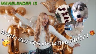 WHAT I GOT FOR MY 14TH BIRTHDAY  MaVie Noelle [upl. by Fredericka]