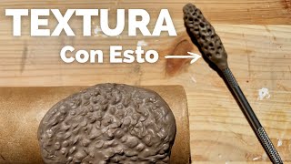 🟢 COMO HACER TEXTURAS en PLASTILINA ➤ O MASILLA EPOXI 🟢 [upl. by Lleuqram]