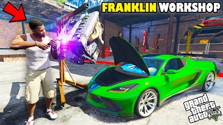 Franklin Become Mechanic And Upgrade Biggest Workshop in Los Santos GTA 5  SHINCHAN and CHOP [upl. by Akilegna500]