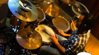 One note samba  Samba de uma nota só Drum cover with Rodrigo Cordeiro [upl. by Shelden]