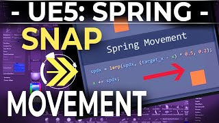 UE5 SpringLerp Snappy Movement [upl. by Anniroc]