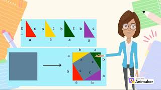 Pembuktian Teorema Phytagoras [upl. by Eidnil]
