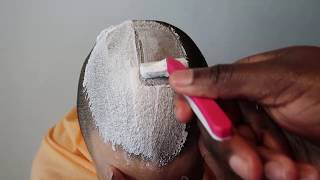 ASMR Barber Full Head Shaved with Womens RAZOR Tingly Sounds [upl. by Gravante]